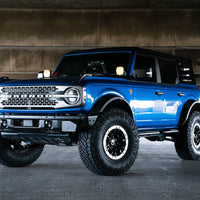 DV8 Offroad 21-22 Ford Bronco Factory Front Bumper License Relocation Bracket - Side - Exterior Styling