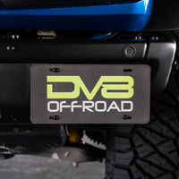 DV8 Offroad 21-22 Ford Bronco Factory Front Bumper License Relocation Bracket - Side - Exterior Styling