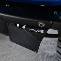 DV8 Offroad 21-22 Ford Bronco Factory Front Bumper License Relocation Bracket - Side - Exterior Styling