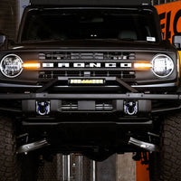 DV8 Offroad 21-22 Ford Bronco Factory Modular Front Bumper Bull Bar - Bumpers Grilles & Guards