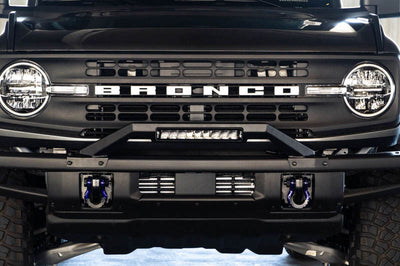 DV8 Offroad 21-22 Ford Bronco Factory Modular Front Bumper Bull Bar - Bumpers Grilles & Guards