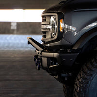 DV8 Offroad 21-22 Ford Bronco Factory Modular Front Bumper Bull Bar - Bumpers Grilles & Guards