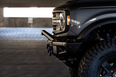 DV8 Offroad 21-22 Ford Bronco Factory Modular Front Bumper Bull Bar - Bumpers Grilles & Guards
