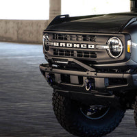 DV8 Offroad 21-22 Ford Bronco Factory Modular Front Bumper Bull Bar - Bumpers Grilles & Guards