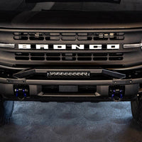 DV8 Offroad 21-22 Ford Bronco Factory Modular Front Bumper Bull Bar - Bumpers Grilles & Guards