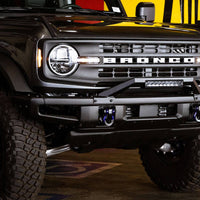 DV8 Offroad 21-22 Ford Bronco Factory Modular Front Bumper Bull Bar - Bumpers Grilles & Guards