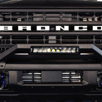 DV8 Offroad 21-22 Ford Bronco Factory Modular Front Bumper Bull Bar - Bumpers Grilles & Guards