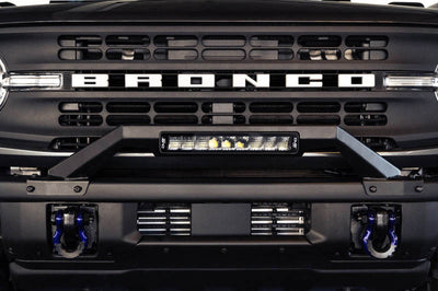 DV8 Offroad 21-22 Ford Bronco Factory Modular Front Bumper Bull Bar - Bumpers Grilles & Guards