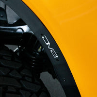 DV8 Offroad 21-22 Ford Bronco Fender Flare Deletes Set of 4 Front & Rear - Exterior Styling