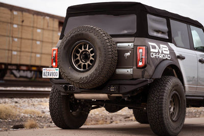 DV8 Offroad 21-22 Ford Bronco FS-15 Series Rear Bumper - Bumpers Grilles & Guards