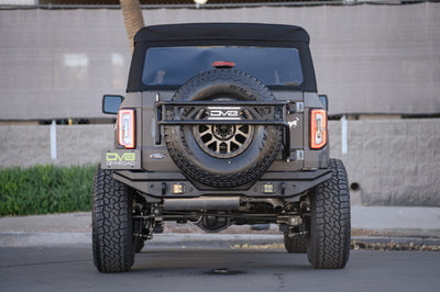 DV8 Offroad 21-22 Ford Bronco FS-15 Series Rear Bumper - Bumpers Grilles & Guards