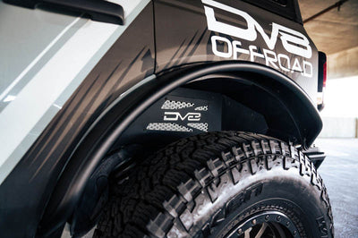 DV8 Offroad 21 22 Ford Bronco Rear Inner Fender Liners Body Armor & Protection
