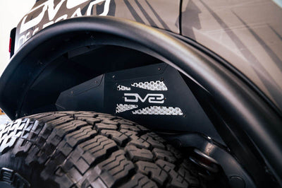DV8 Offroad 21 22 Ford Bronco Rear Inner Fender Liners Body Armor & Protection