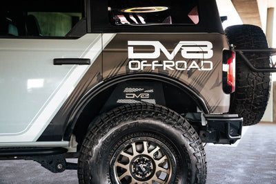 DV8 Offroad 21 22 Ford Bronco Rear Inner Fender Liners Body Armor & Protection