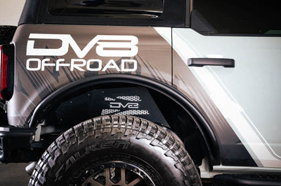 DV8 Offroad 21 22 Ford Bronco Rear Inner Fender Liners Body Armor & Protection