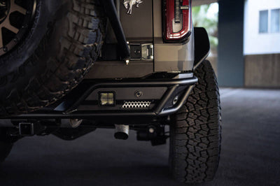 DV8 Offroad 21-23 Ford Bronco Competition Series Rear Bumper - Bumpers Grilles & Guards