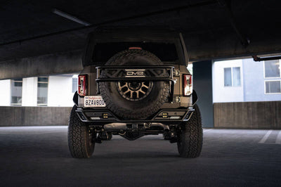 DV8 Offroad 21-23 Ford Bronco Competition Series Rear Bumper - Bumpers Grilles & Guards