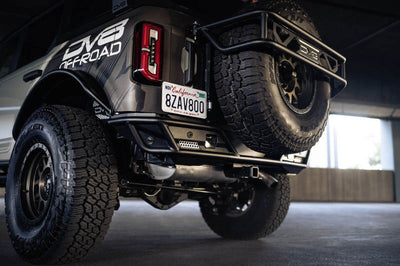DV8 Offroad 21-23 Ford Bronco Competition Series Rear Bumper - Bumpers Grilles & Guards
