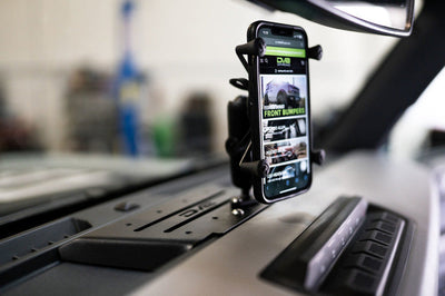 DV8 Offroad 21-23 Ford Bronco Digital Device Dash Mount - Interior Accessories