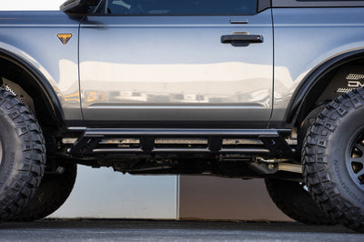 DV8 Offroad 21-23 Ford Bronco FS-15 Series 2-Door Rock Sliders - Body Armor & Protection