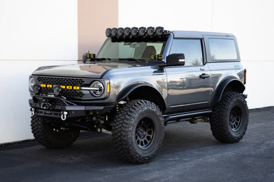 DV8 Offroad 21-23 Ford Bronco FS-15 Series 2-Door Rock Sliders - Body Armor & Protection