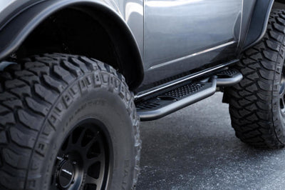 DV8 Offroad 21-23 Ford Bronco OE Plus 2-Door Side Steps - Nerf Bars & Running Boards