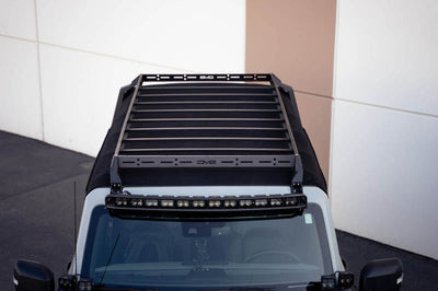 DV8 Offroad 21-23 Ford Bronco Soft Top Roof Rack - Roofs & Accessories