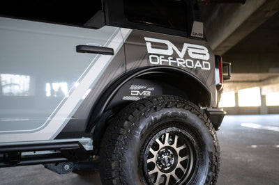 DV8 Offroad 21-23 Ford Bronco Tube Fender Flares - Exterior Styling