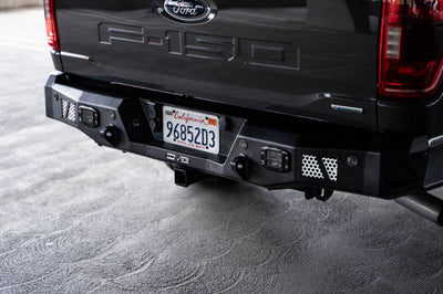 DV8 Offroad 21-23 Ford F-150 MTO Series Rear Bumper - Bumpers Grilles & Guards