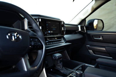 DV8 Offroad 22-23 Toyota Tundra Center Console Molle Panels/Device Mount - Exterior Styling