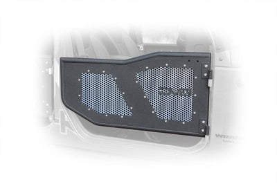 DV8 Offroad Aluminum Mesh Inserts For Front JK Rock Doors - Exterior Styling