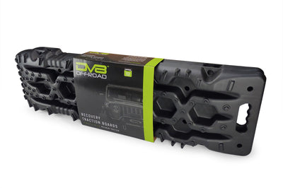 DV8 Offroad Recovery Traction Boards w/ Carry Bag - Black - Winches & Hitches