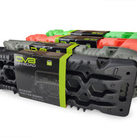 DV8 Offroad Recovery Traction Boards w/ Carry Bag - Green - Winches & Hitches