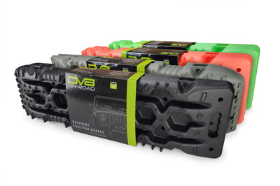 DV8 Offroad Recovery Traction Boards w/ Carry Bag - Green - Winches & Hitches
