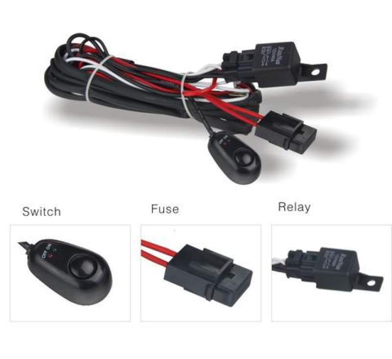 DV8 Offroad Wiring Harness w/ Relay & Switch - Engine Components