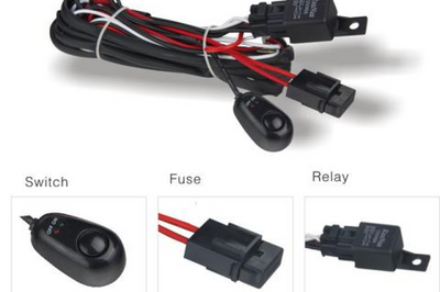 DV8 Offroad Wiring Harness w/ Relay & Switch - Engine Components