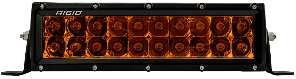 Rigid E-series 10’’ Spot Amber Pro Lightbar - Atv Performance Products