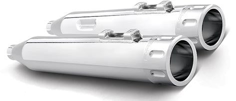 Freedom Eagle Slip-ons Chrome W/chrome Tip `17-up Flt/h - Harddrive Products