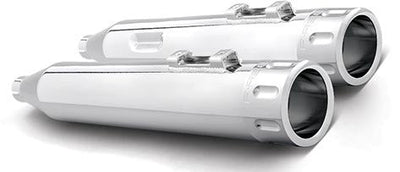 Freedom Eagle Slip-ons Chrome W/chrome Tip `17-up Flt/h - Harddrive Products