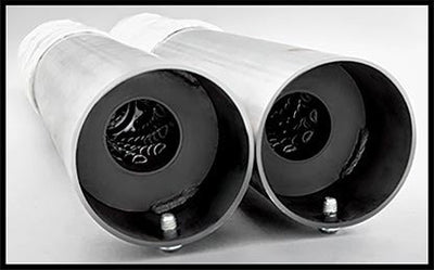 Freedom Eagle Slip-ons Chrome W/chrome Tip `17-up Flt/h - Harddrive Products