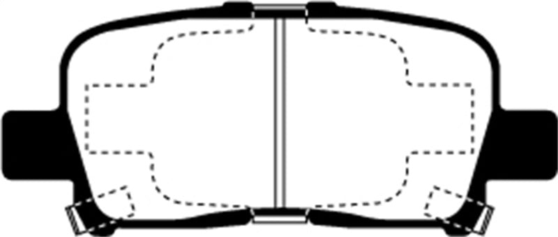 EBC 00-02 Acura MDX 3.5 Greenstuff Rear Brake Pads - Brakes Rotors &