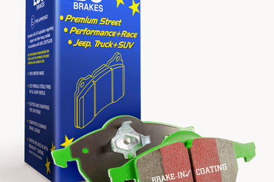 EBC 00-02 Ford Excursion 5.4 2WD Greenstuff Front Brake Pads - Brakes Rotors &