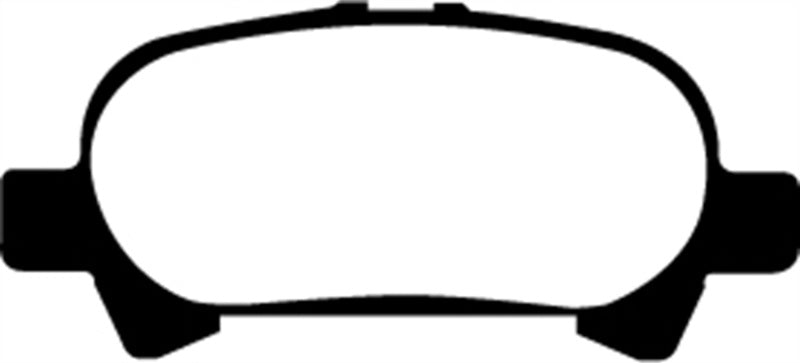 EBC 00-04 Toyota Avalon 3.0 Yellowstuff Rear Brake Pads - Brakes Rotors &