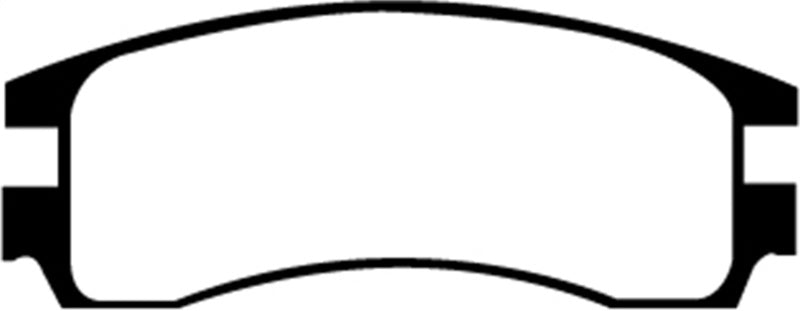 EBC 00-05 Buick Le Sabre (FWD) 3.8 (15in Wheels) Yellowstuff Rear Brake Pads - Brakes Rotors &