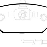 EBC 00-05 Volkswagen Beetle 2.0 Yellowstuff Front Brake Pads - Brakes Rotors &