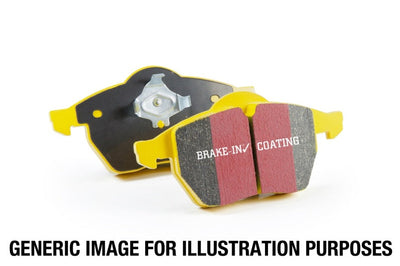 EBC 01-04 Aston Martin Vanquish 5.9 (AP Caliper) Yellowstuff Front Brake Pads - Brakes Rotors &