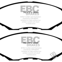 EBC 02-04 Honda CR-V 2.4 Greenstuff Front Brake Pads - Brakes Rotors &