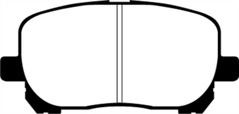 EBC 02-08 Pontiac Vibe 1.8 Yellowstuff Front Brake Pads - Brakes Rotors &