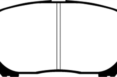 EBC 02-08 Pontiac Vibe 1.8 Yellowstuff Front Brake Pads - Brakes Rotors &