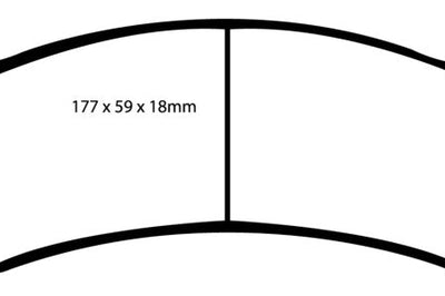 EBC 02 Cadillac Escalade 5.3 (Akebono rear caliper) Yellowstuff Front Brake Pads - Brakes Rotors &